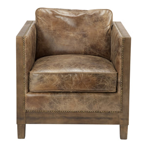 Moe's Home Darlington Chair in Brown (31.5' x 28' x 31') - PK-1030-03