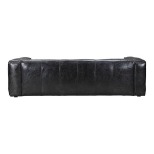 Moe's Home Kirby Sofa in Black (27' x 96.5' x 40') - PK-1032-25
