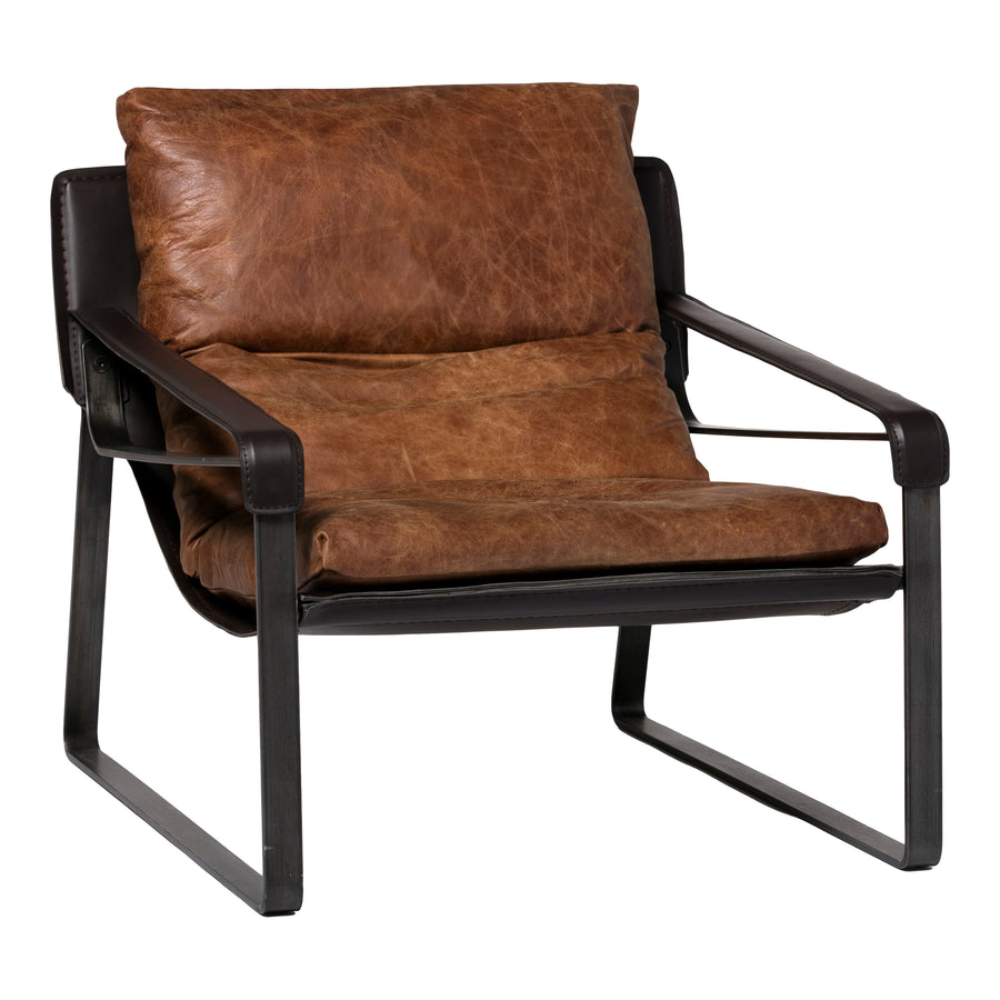 Moe's Home Connor Chair in Cappuccino Brown (27.5' x 30.75' x 34') - PK-1044-14