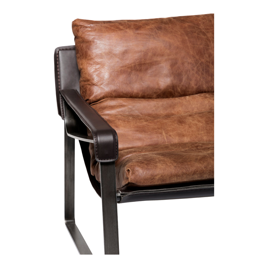 Moe's Home Connor Chair in Cappuccino Brown (27.5' x 30.75' x 34') - PK-1044-14