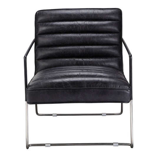 Moe's Home Desmond Chair in Onyx Black (28" x 24" x 29.5") - PK-1045-02