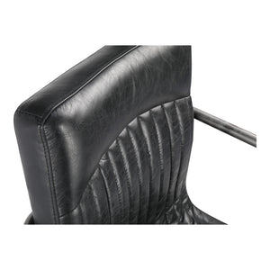 Moe's Home Ansel Dining Chair in Onyx Black (33' x 21.75' x 24') - PK-1052-02