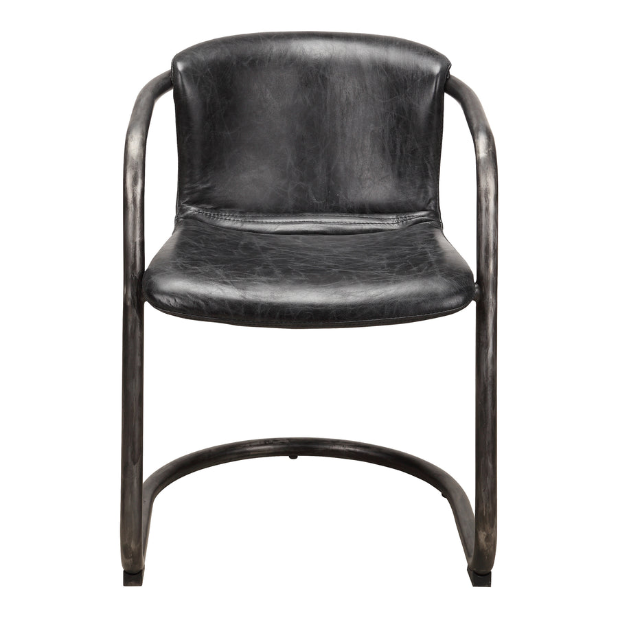 Moe's Home Freeman Dining Chair in Onyx Black (30' x 21' x 24') - PK-1059-02