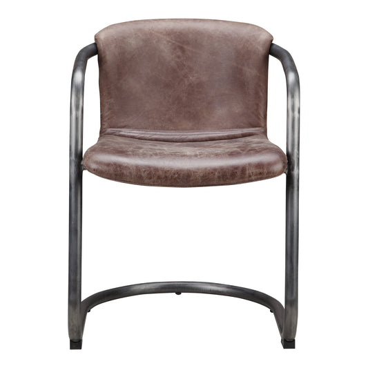 Moe's Home Freeman Dining Chair in Grazed Brown (30" x 21" x 24") - PK-1059-03