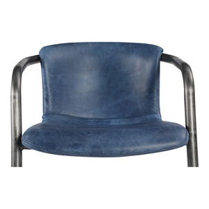 Moe's Home Freeman Dining Chair in Kaiso Blue (30' x 21' x 24') - PK-1059-19