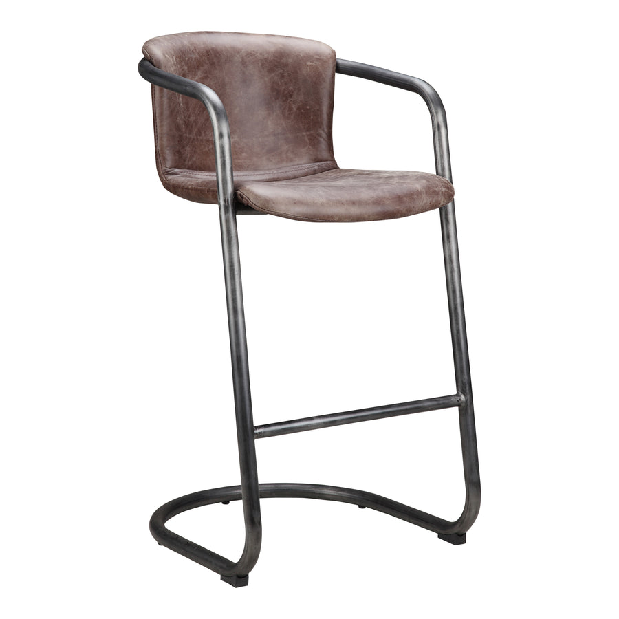 Moe's Home Freeman Bar Stool in Grazed Brown (40' x 22' x 24') - PK-1060-03