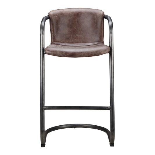 Moe's Home Freeman Bar Stool in Grazed Brown (40" x 22" x 24") - PK-1060-03