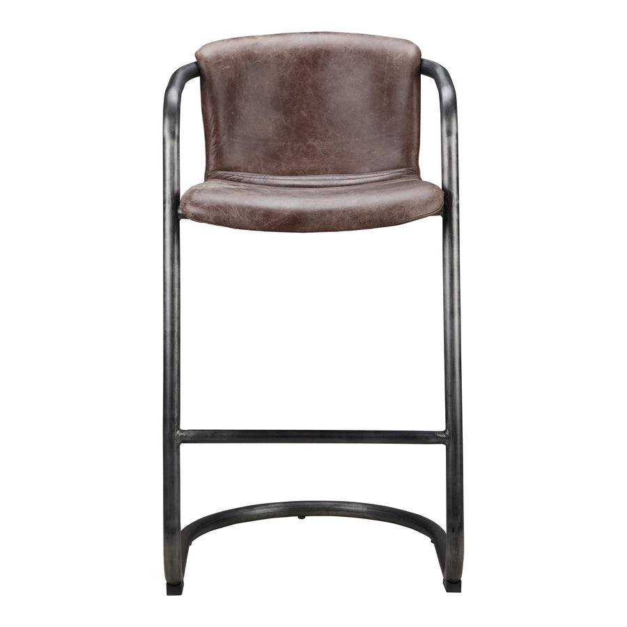 Moe's Home Freeman Bar Stool in Grazed Brown (40' x 22' x 24') - PK-1060-03