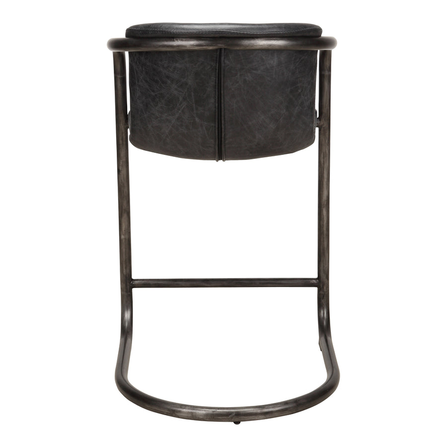 Moe's Home Freeman Counter Stool in Onyx Black (36' x 22' x 24') - PK-1061-02