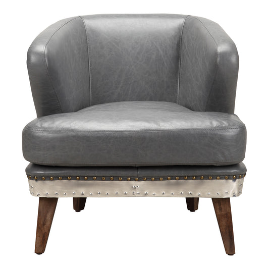 Moe's Home Cambridge Chair in Grey (30" x 29.5" x 32") - PK-1062-29