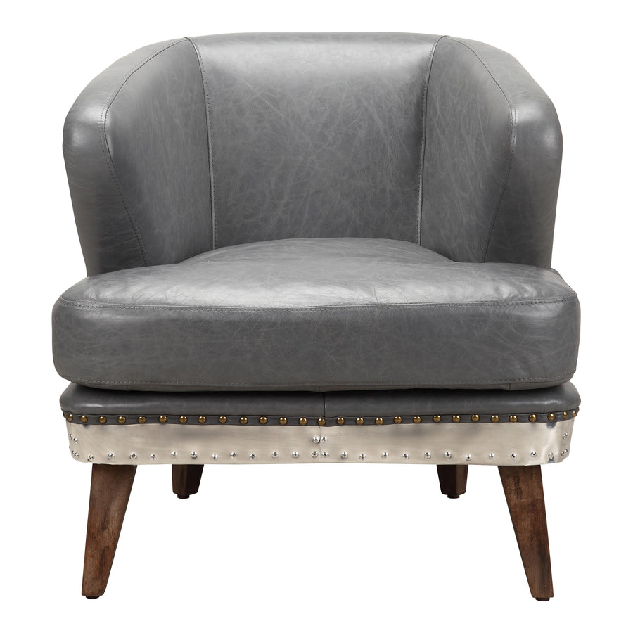 Moe's Home Cambridge Chair in Grey (30' x 29.5' x 32') - PK-1062-29