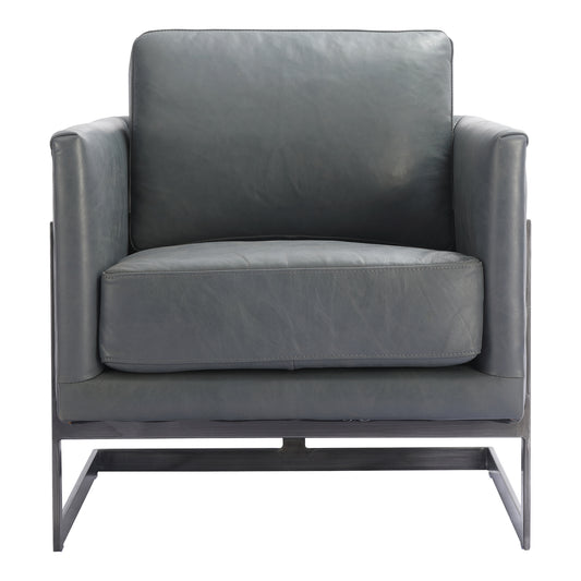 Moe's Home Luxley Chair in Lava Grey (30" x 27" x 31") - PK-1082-29