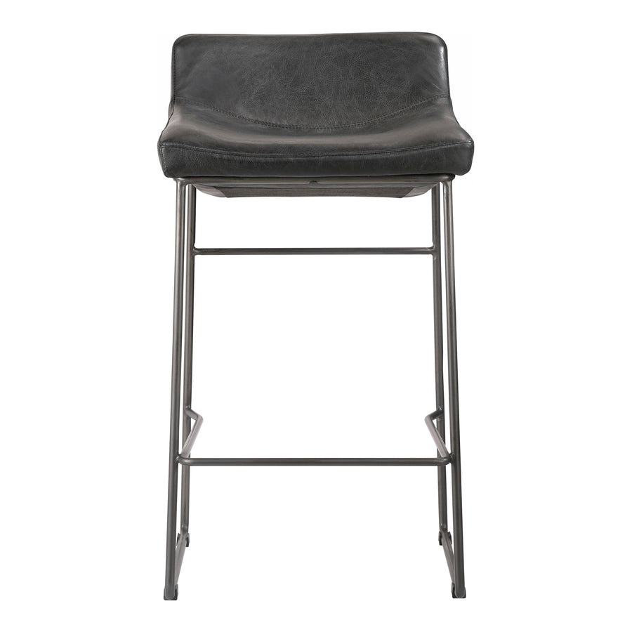 Moe's Home Starlet Counter Stool in Onyx Black (32' x 17' x 20') - PK-1106-02