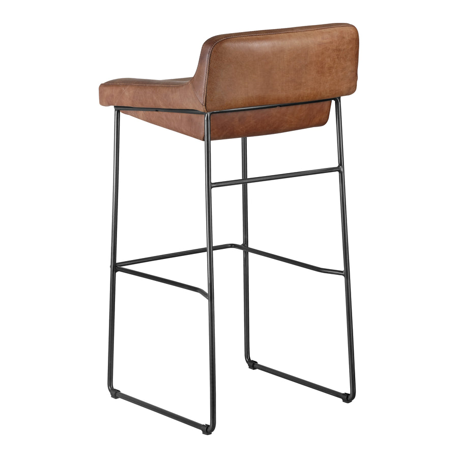 Moe's Home Starlet Bar Stool in Cappuccino Brown (37' x 17' x 20') - PK-1107-14