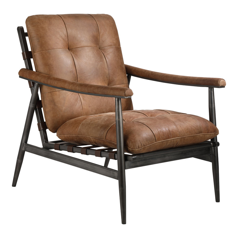 Moe's Home Shubert Chair in Brown (34.5' x 26.5' x 34') - PK-1108-14