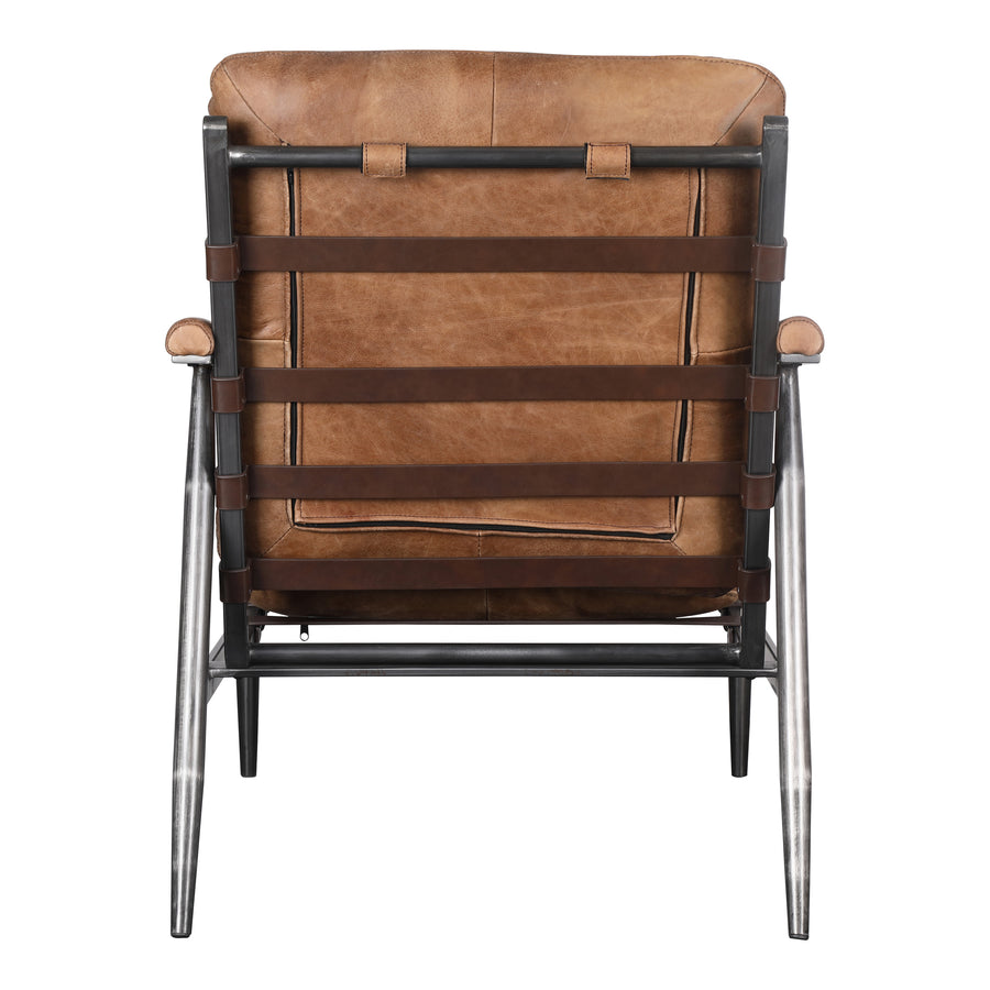 Moe's Home Shubert Chair in Brown (34.5' x 26.5' x 34') - PK-1108-14