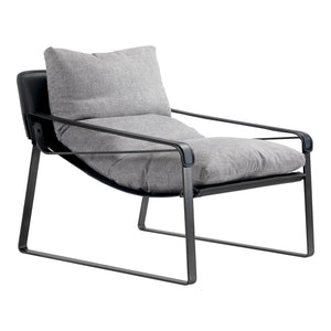 Moe's Home Connor Chair in Snowfold Grey (32' x 30' x 33.5') - PK-1110-15