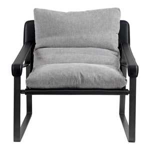 Moe's Home Connor Chair in Snowfold Grey (32' x 30' x 33.5') - PK-1110-15