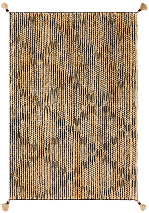 Playa Rug in Black & Natural