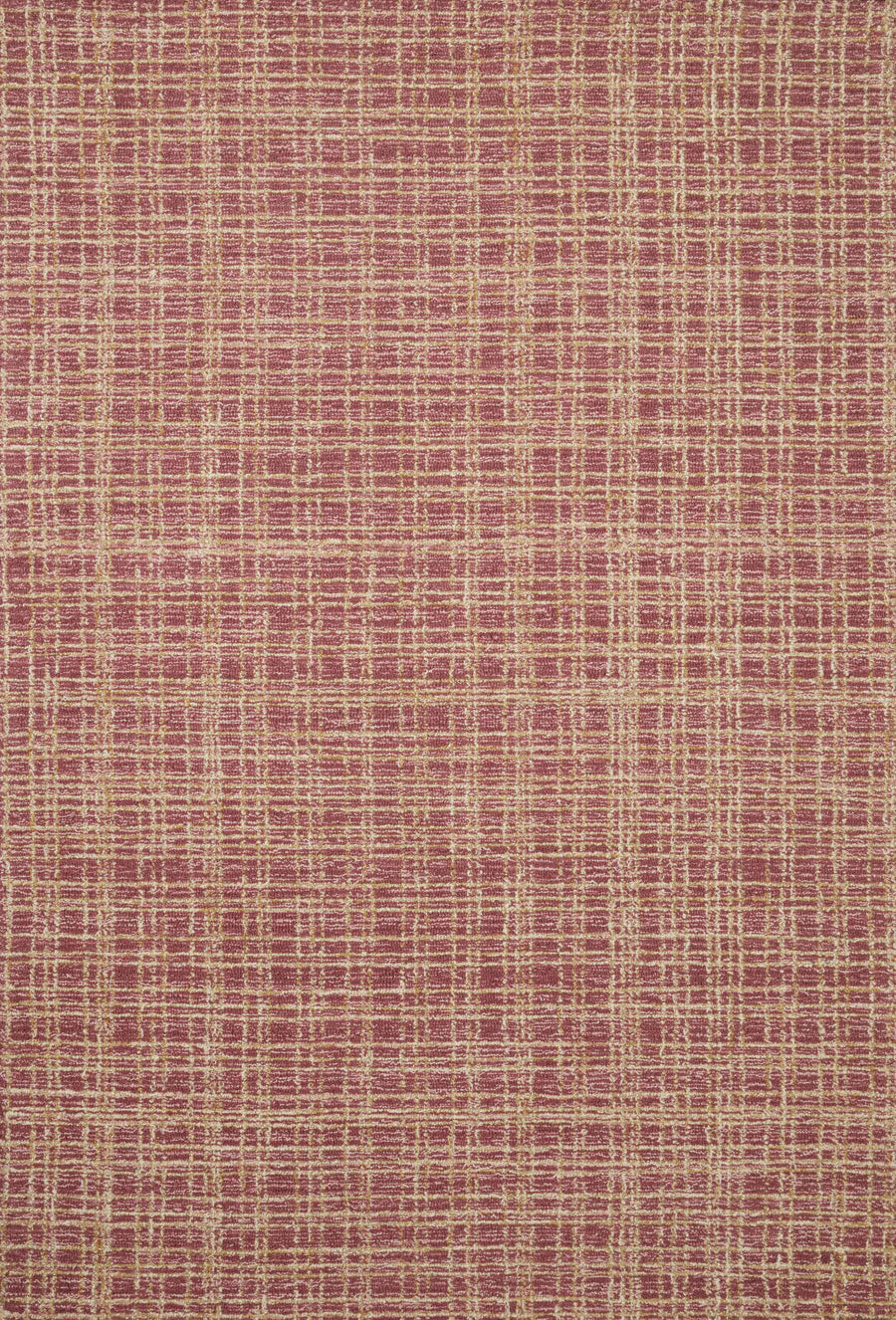 Polly Rug in Berry & Natural