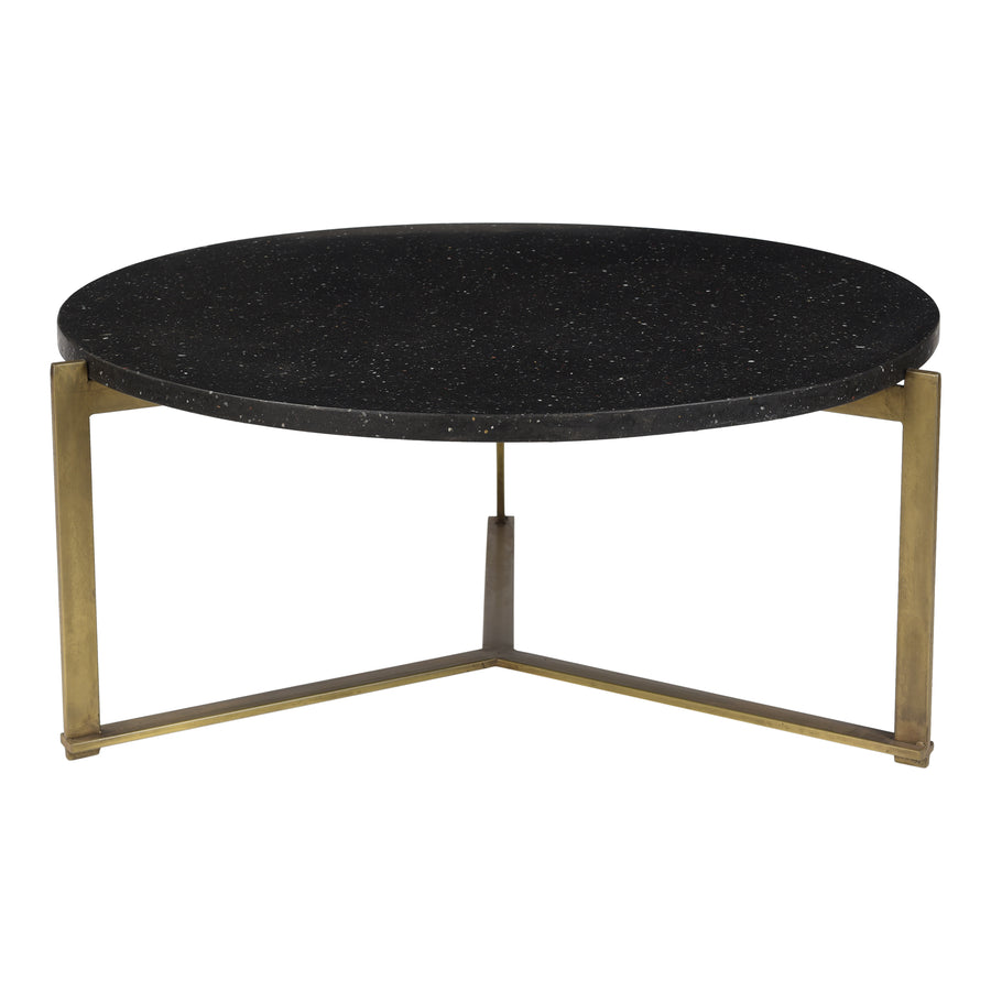 Moe's Home Syd Coffee Table in Black (17' x 42' x 42') - QJ-1020-02