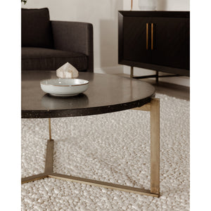 Moe's Home Syd Coffee Table in Black (17' x 42' x 42') - QJ-1020-02