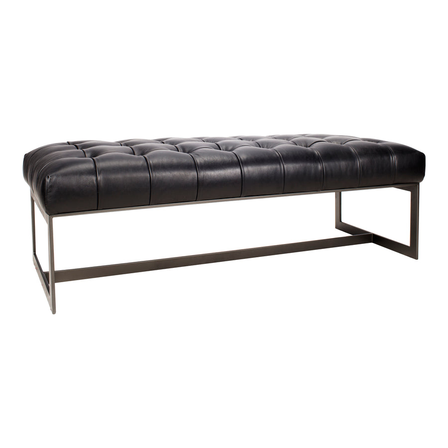 Moe's Home Wyatt Bench in Black (17' x 54' x 24.5') - QN-1002-02