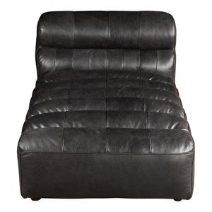 Moe's Home Ramsay Chaise in Antique Black (28' x 36' x 65.5') - QN-1010-01