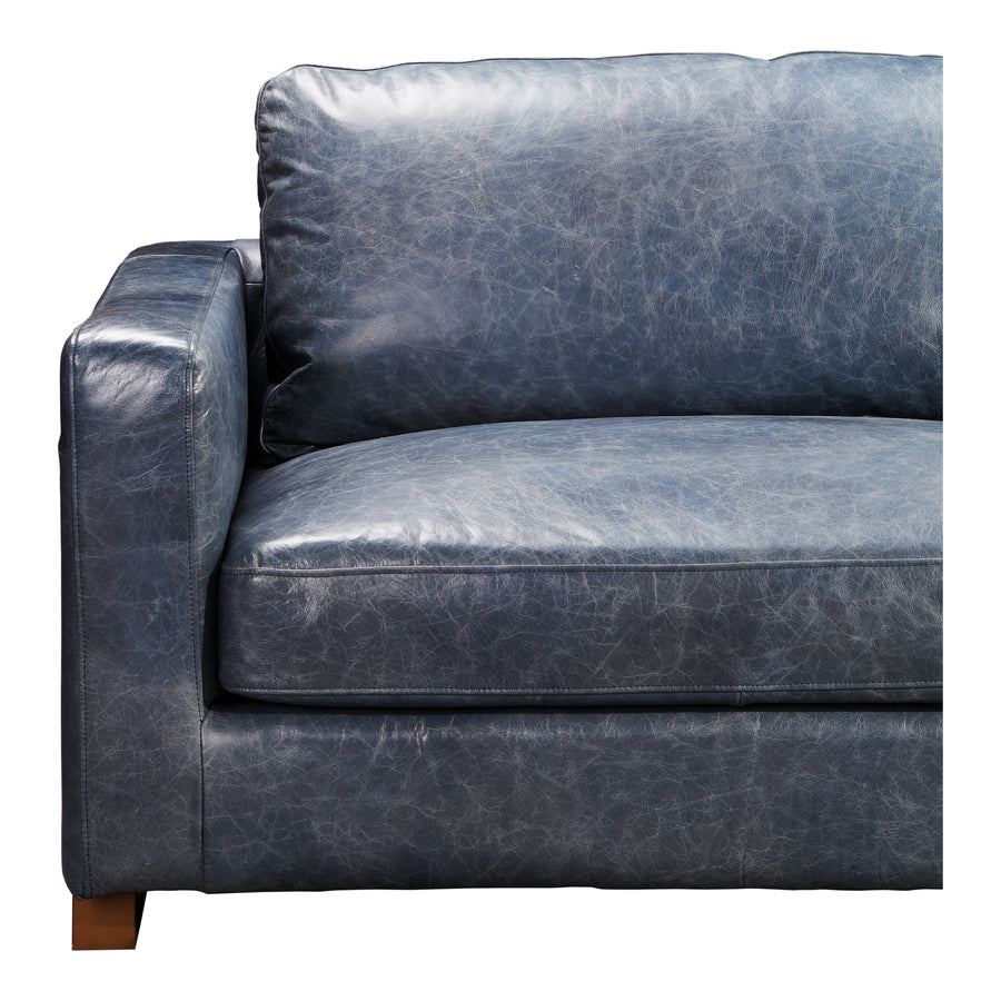 Moe's Home Nikoly Sofa in Blue (32.5' x 85.5' x 35.5') - QN-1017-46
