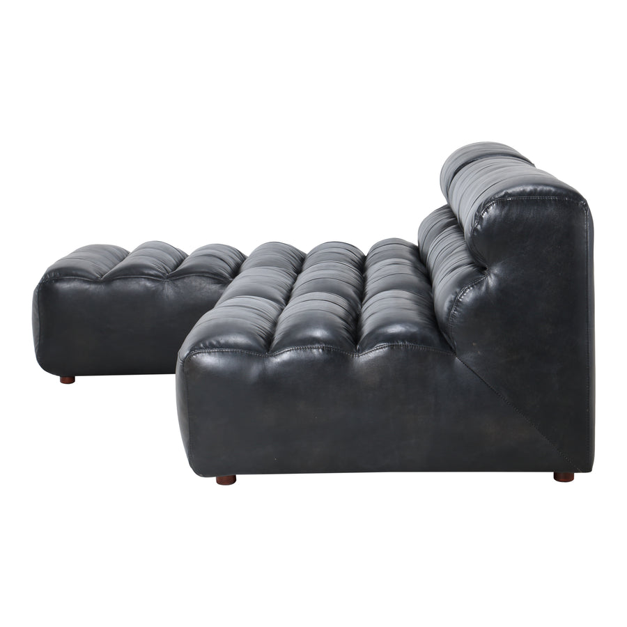 Moe's Home Ramsay Sectional in Antique Black (28' x 108' x 65.5') - QN-1018-01