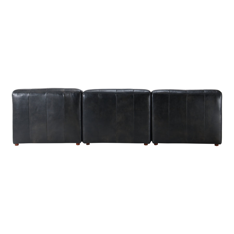 Moe's Home Ramsay Sectional in Antique Black (28' x 108' x 65.5') - QN-1018-01