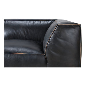 Moe's Home Luxe Sectional in Antique Black (26' x 41' x 41') - QN-1021-01