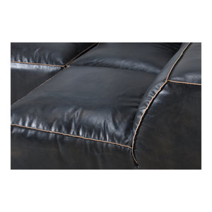 Moe's Home Luxe Sectional in Antique Black (26' x 114' x 82') - QN-1022-01