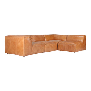 Moe's Home Luxe Sectional in Tan (26' x 114' x 82') - QN-1022-40