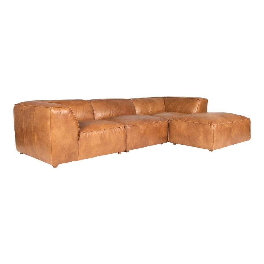 Moe's Home Luxe Sectional in Tan (26' x 114' x 71') - QN-1023-40