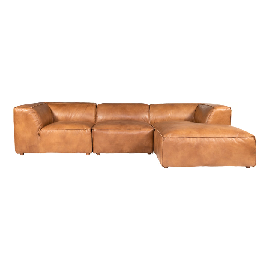 Moe's Home Luxe Sectional in Tan (26' x 114' x 71') - QN-1023-40
