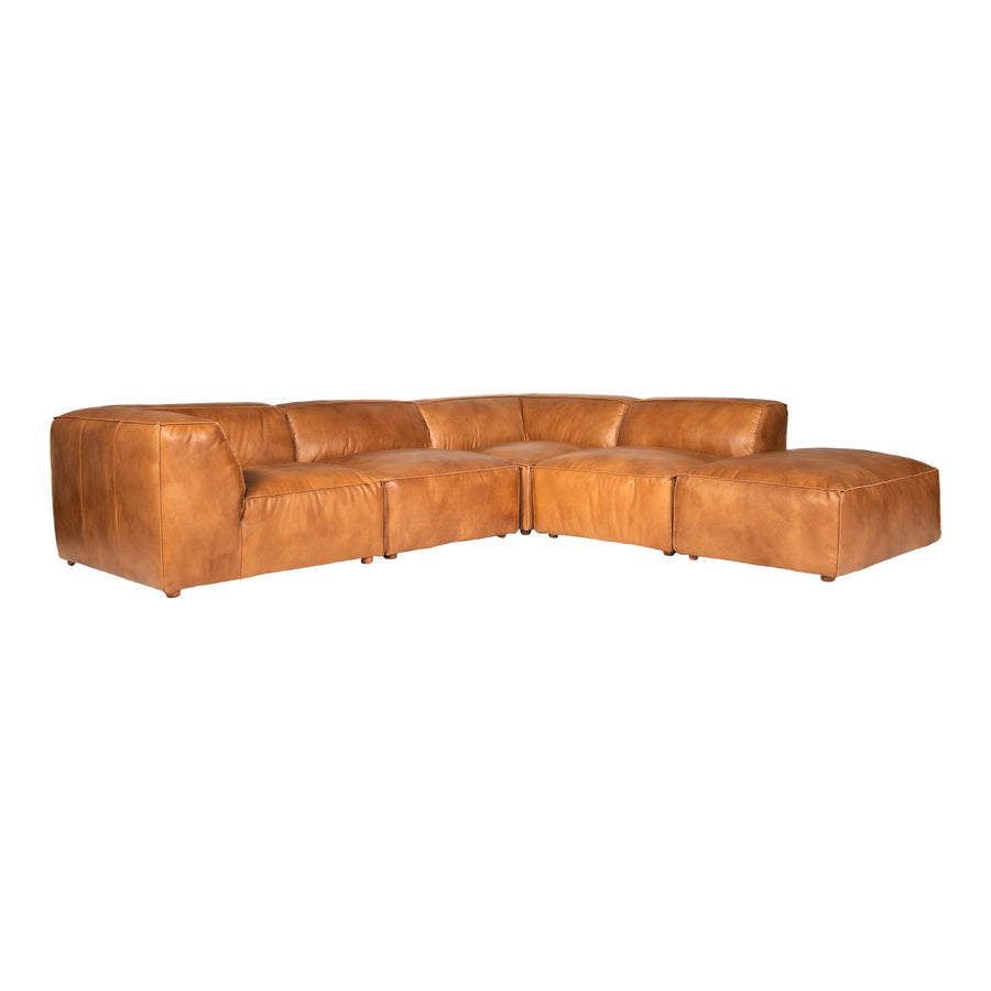 Moe's Home Luxe Sectional in Tan (26' x 114' x 103') - QN-1026-40