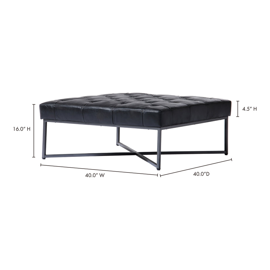 Moe's Home Thad Coffee Table in Black (16' x 40' x 40') - QN-1029-02