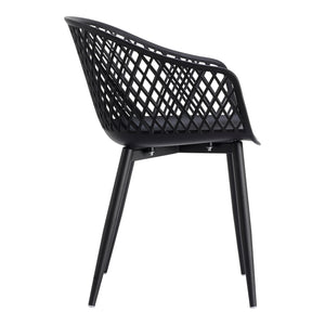 Moe's Home Piazza Dining Chair in Black (31.5' x 23.5' x 22.5') - QX-1001-02