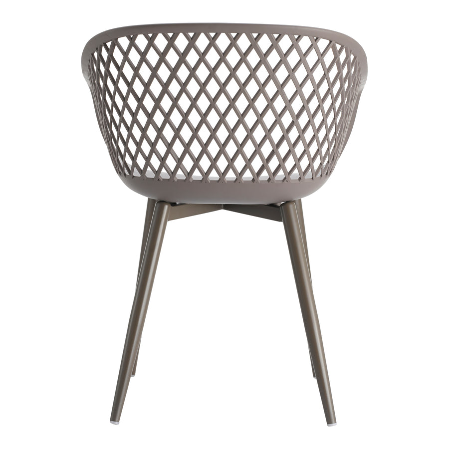 Moe's Home Piazza Dining Chair in Grey (31.5' x 23.5' x 22.5') - QX-1001-15