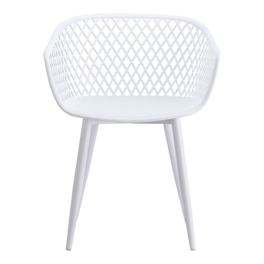 Moe's Home Piazza Dining Chair in White (31.5' x 23.5' x 22.5') - QX-1001-18