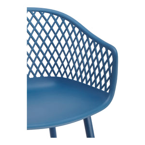 Moe's Home Piazza Dining Chair in Blue (31.5' x 23.5' x 22.5') - QX-1001-26