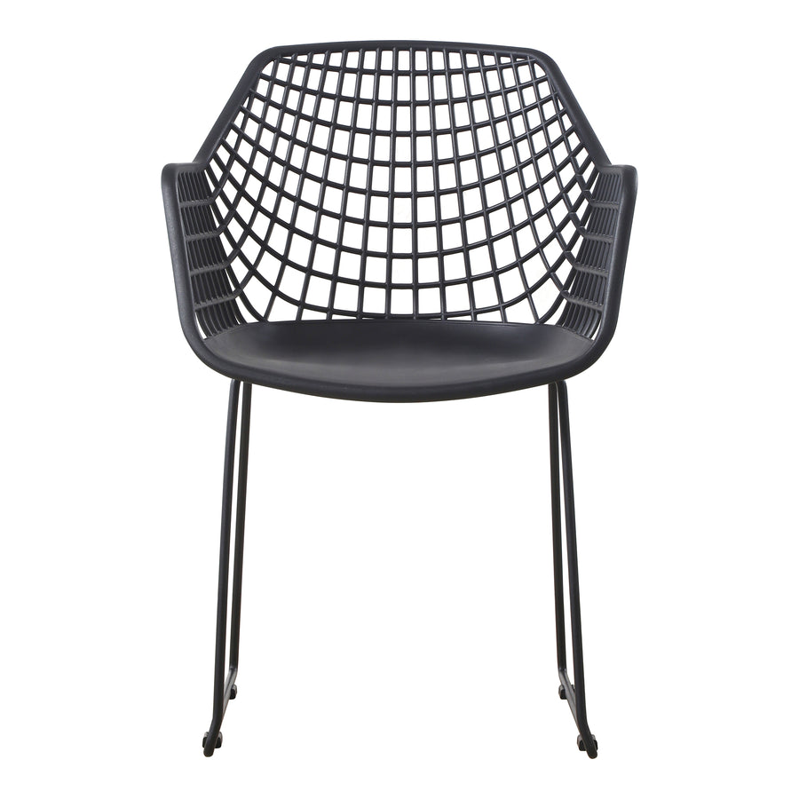 Moe's Home Honolulu Dining Chair in Black (34' x 22.5' x 22') - QX-1007-02