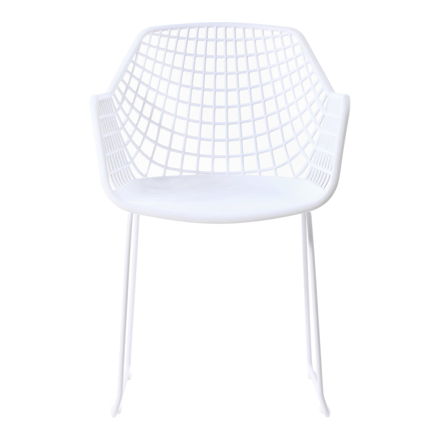 Moe's Home Honolulu Dining Chair in White (34' x 22.5' x 22') - QX-1007-18