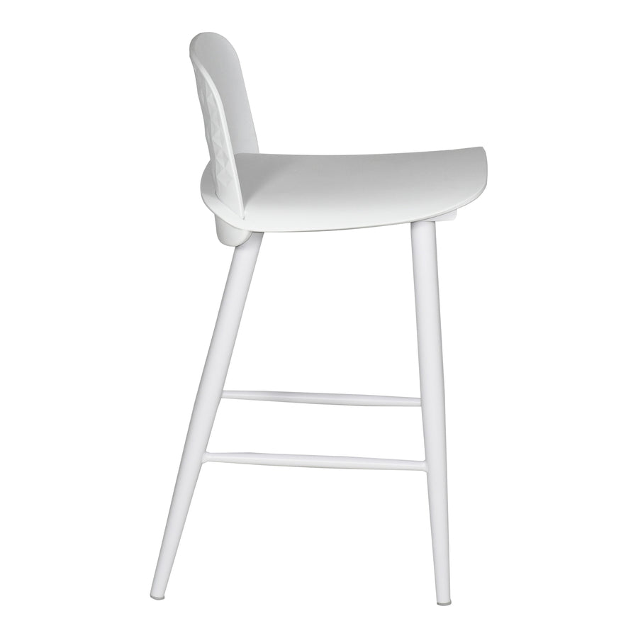 Moe's Home Looey Stool in White (34' x 18' x 20') - QX-1008-18