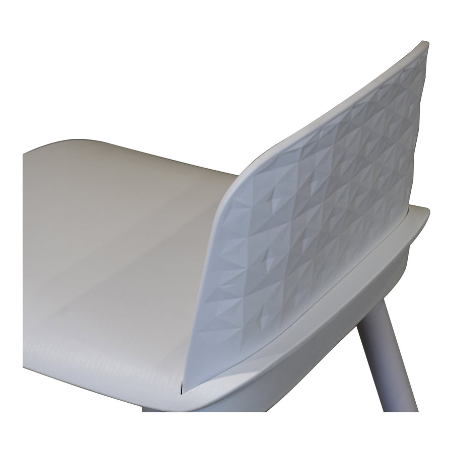 Moe's Home Looey Stool in White (34' x 18' x 20') - QX-1008-18