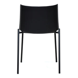 Moe's Home Silla Dining Chair in Black (30.7' x 18.5' x 20.5') - QX-1010-02