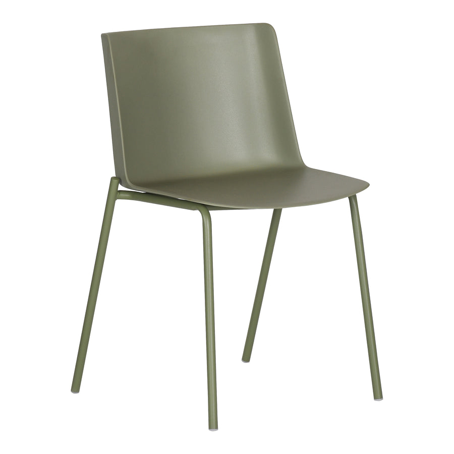 Moe's Home Silla Dining Chair in Sage Green (31' x 18.5' x 20.5') - QX-1010-16