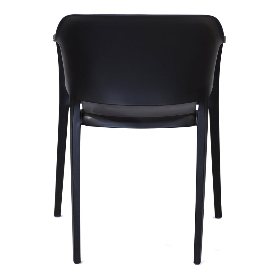 Moe's Home Faro Dining Chair in Black (30.5' x 21.5' x 21.6') - QX-1011-02