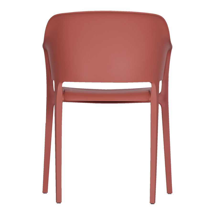 Moe's Home Faro Dining Chair in Desert Red (30.5' x 21.5' x 21.5') - QX-1011-04